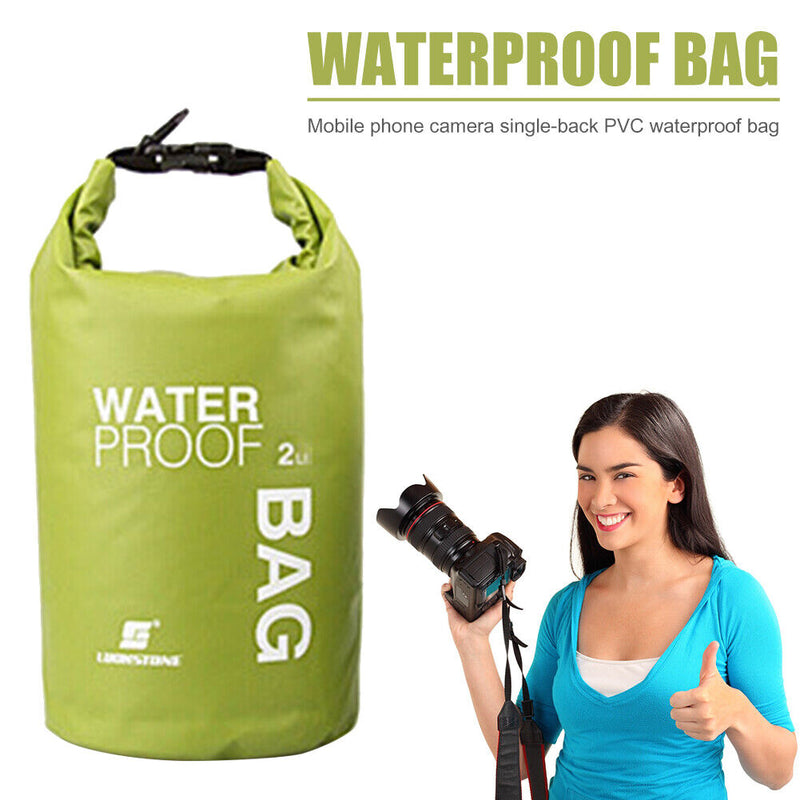 3x Outdoor Waterproof Dry Bag Water Floating Kayak Rafting Roll Top Sack