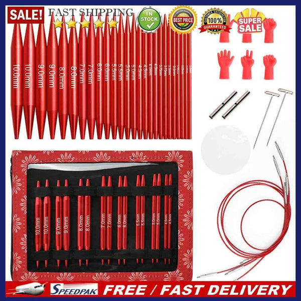 13 Pairs Alumina Sweater Sewing Needles Set Hand Stitches Tools Sewing Crafts