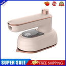 Mini Steam Iron Handheld Wet Dry Portable Garment Steamer (EU Light Pink)