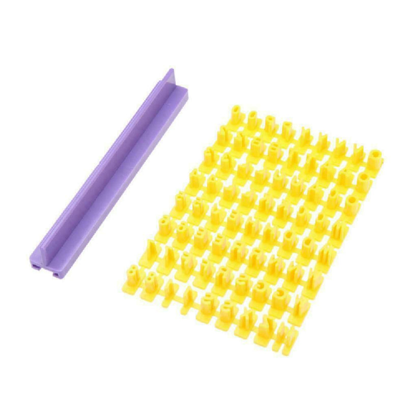 Mini Alphabet Number Letter Cookie Biscuit Stamp Cutter Cake Embosser DIY Q4C7