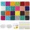 Glass Beads Box Set Spacer Beads For Jewelry Making Bracelet NE Diy AU P9I6