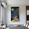 Golden Deer Oil Paint By Numbers DIY Handpainted on Canvas Wall Picture Unframed