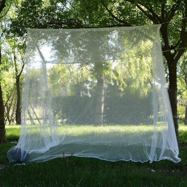 Large White Camping Mosquito Net Indoor Outdoor Insect Tent T1H AA Storage P8M2