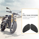 1 Pair Motorcycle Fuel Gas Tank Traction Pads Knee Grip Protectors (Black) Newly