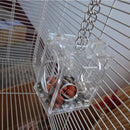 Parrot Bird Cage Feeder Hang Foraging Toys Pet Treat Hunt Macaw Cockatoo  Newly