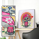 DIY 5D Diamond Painting Kit Part Special Shape Rhinestone Drawing Cat Picture