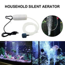 Aquarium Oxygen Air Pump Fish Tank Silent Air Compressor Aerator (White) Newly