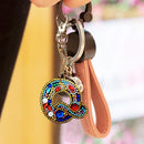 DIY Key Chain Diamond Painting Letters Women Bag Keyring Pendant Gift (Q) Newly