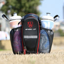 WHEEL UP Bicycle Saddle Bag with Double Water Bottle Pouch Seat Bag (Red) Newly