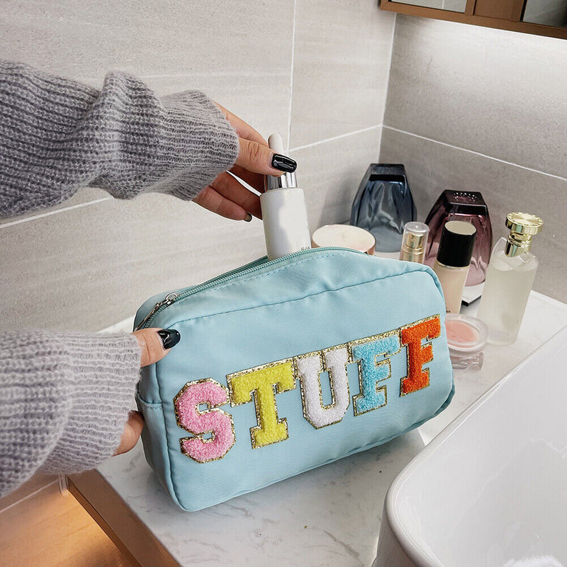 Casual Cosmetic Bag Waterproof Nylon Makeup Bags Travel Organizer for Lady Girls