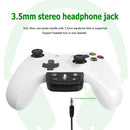 Gamepad Headset Adapter with 3.5mm Audio Plug Controller Headphone Converter