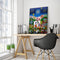 Frameless Digital Oil DIY Nature House Paint By Numbers Hand Painted Picture Kit