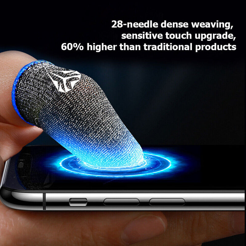 #A 1 Pair Gaming Finger Sleeve Practical Breathable Sweatproof Cover Thumb