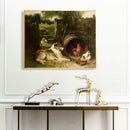Dog Chicken Oil Paint By Numbers Kit DIY Acrylic Painting on Canvas (B1487)