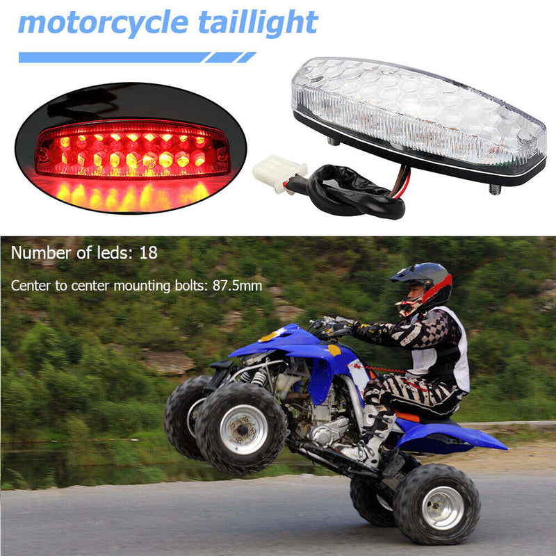 3 Wire LED ATV Rear Tail Brake Light for TaoTao Sunl Chinese Quad 50cc-125cc