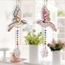 DIY Special Shape Crystal Hummingbird Diamond Painting Kit Pendant (SMDZ03)