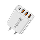 3 USB Port+PD20W Type-C Smartphone Charging Adapter Phone Power Supply Charger
