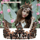 Style Baroque Queen Crown Wedding Crown Bridal Hair Accessories Women Tiara