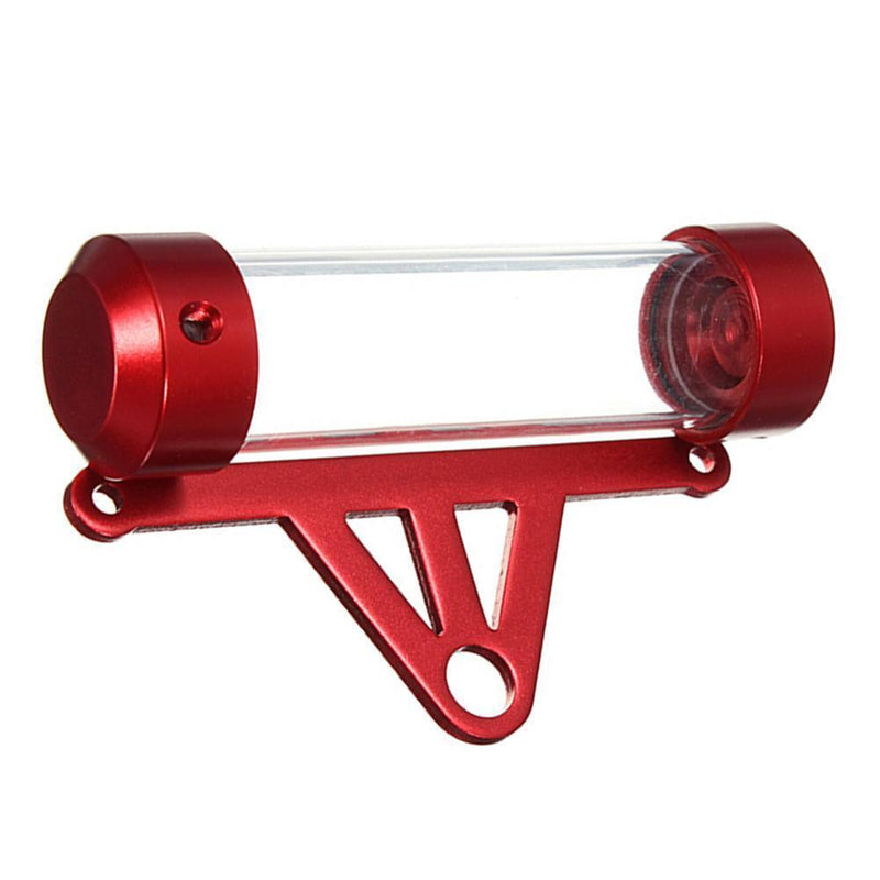 Motorcycle Tax Tube Waterproof Motorbike License Cylindrical Holder(Red)