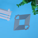 Rhombus Heart DIY Metal Stencil for Scrapbook Craft Embossing Cutting Die
