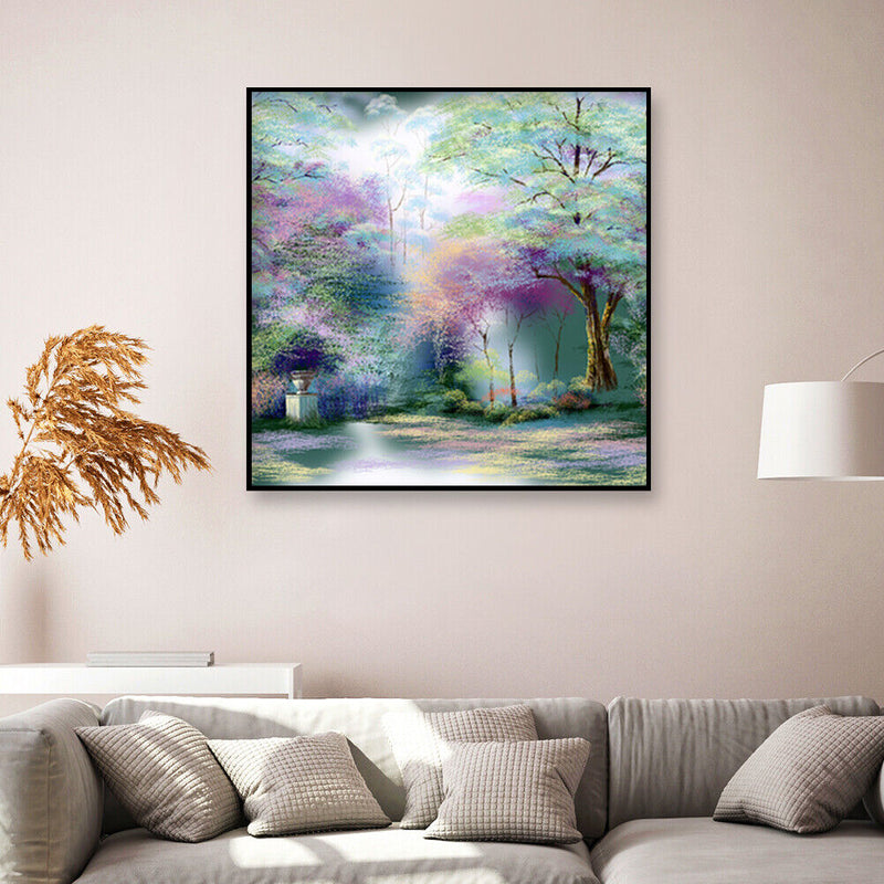 Full Round Diamond Painting Kit DIY 5D Mosaic Park Landscape Rhinestone Drawing