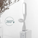 LED USB Lamp Mini Portable Laptop Book Reading Desk Night Lighting (White) Newly