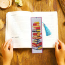 DIY Special Shape Drill Bookmark Rhinestone Page Mark Art Craft Decoration Cr