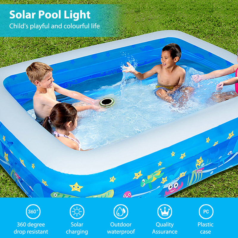 Solar Floating Pool Lights - Induction LED Light Waterproof (White Light)
