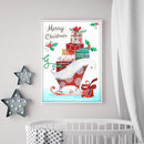 5D DIY Special Shaped Diamond Painting Sled Embroidery Kits Living Room Decor