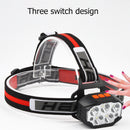 Portable Headlight Motion Sensor Camping Waterproof Rechargeable Mini Flashlight