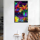 DIY Diamond Painting Kits Full Round Drill Coconut Tree Crafts Home Decoration