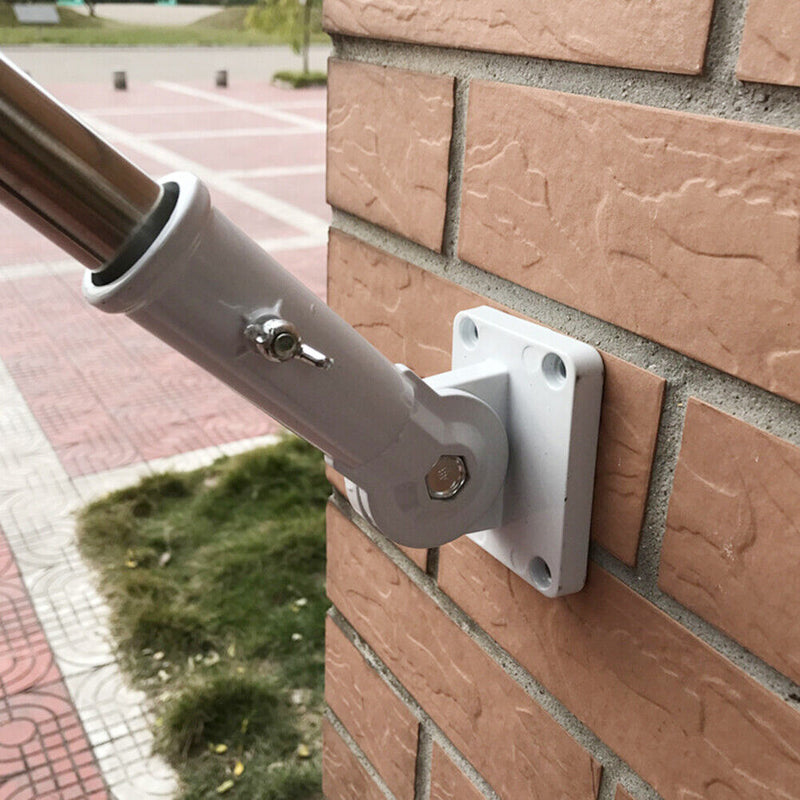 Adjustable Aluminum Alloy Wall Mounting Flag Holder Bracket Angle Flag Base