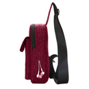 Men/Women Canvas Chest Packs Casual Crossbody Shoulder Sling Bag(Red)-19172