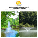 Floating Solar Powered Fountain Pond Bird Bath Water Fountain Pump (13cm)