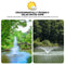 Floating Solar Powered Fountain Pond Bird Bath Water Fountain Pump (13cm)