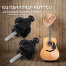 2pcs Electric Guitar Strap Lock Button Anti-slip Musical Instruments Belt Nai