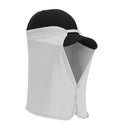 Sunshade Cap Quick-Drying Outdoor Neck Protection Face Cover (Light Gray)