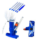 Pool Vacuum Head with Brush Bag Pole for Swimming Pool Spa Pond Fountain Bl