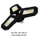 LED Foldable Industrial Light Outdoor Yard Workshop Garage Lamp (White 80W)