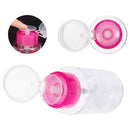 3pcs Push Down Dispenser, Empty Bottle Container for Nail Polish Remover, 1