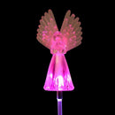 Grave White Solar Stake Lights Solar Angel Lights Angel Stake Garden Light