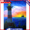 Evening Lighthouse Oil Paint By Numbers DIY Handpainted Canvas Home Decorations