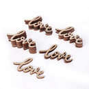 Rustic Valentine's Day Table Scatter Crafts Accessories Wooden Love Letters