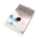 Spruce Wood Thumb Finger Piano 17 Keys Kalimba for Beginners Kids Adults Gift
