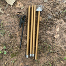 #A Outdoor Lantern Stand Folding Table Lamp Bracket Hanging Hook Pole Light Hold