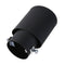 58mm Universal Black Stainless Steel Car Rear Exhaust Pipe Tail Muffler Tip