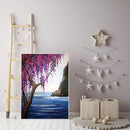 Art Hand Painted Oil Paint By Numbers Digital Scenery Drawing Canvas Home Dec