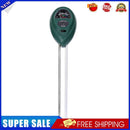 3in1 Soil Tester Meter for Garden Lawn Plant Moisture Light PH Sensor Tool