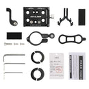 Bicycle Scooter Phone Holder Aluminum Motorcycle Camera Stand Rack (Black) Newly