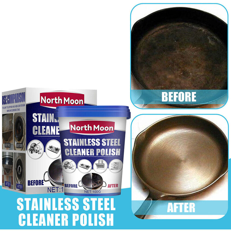 Powerful Stainless Steel Cookware Cleaning Pastes - Household Kitchen Cleaner